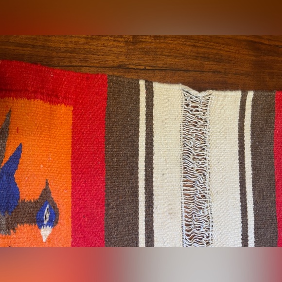 Vintage Ortega Zapotec handmade 100% wool weaving art - Picture 2 of 8